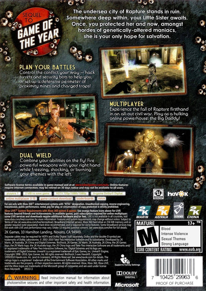 BioShock 2 Xbox 360