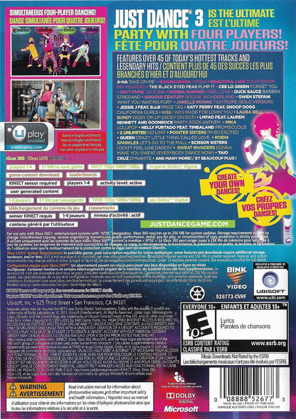 Just Dance 3 Xbox 360