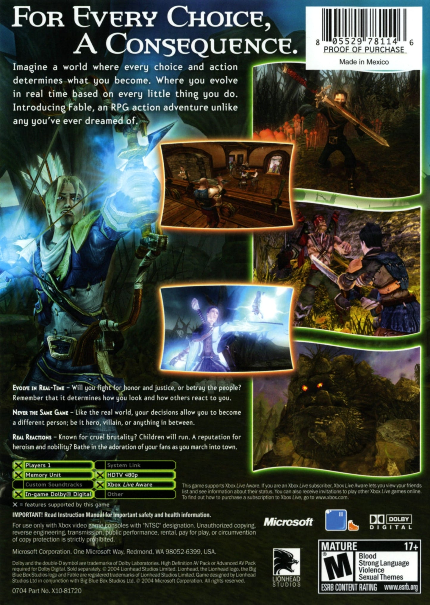 Fable Xbox