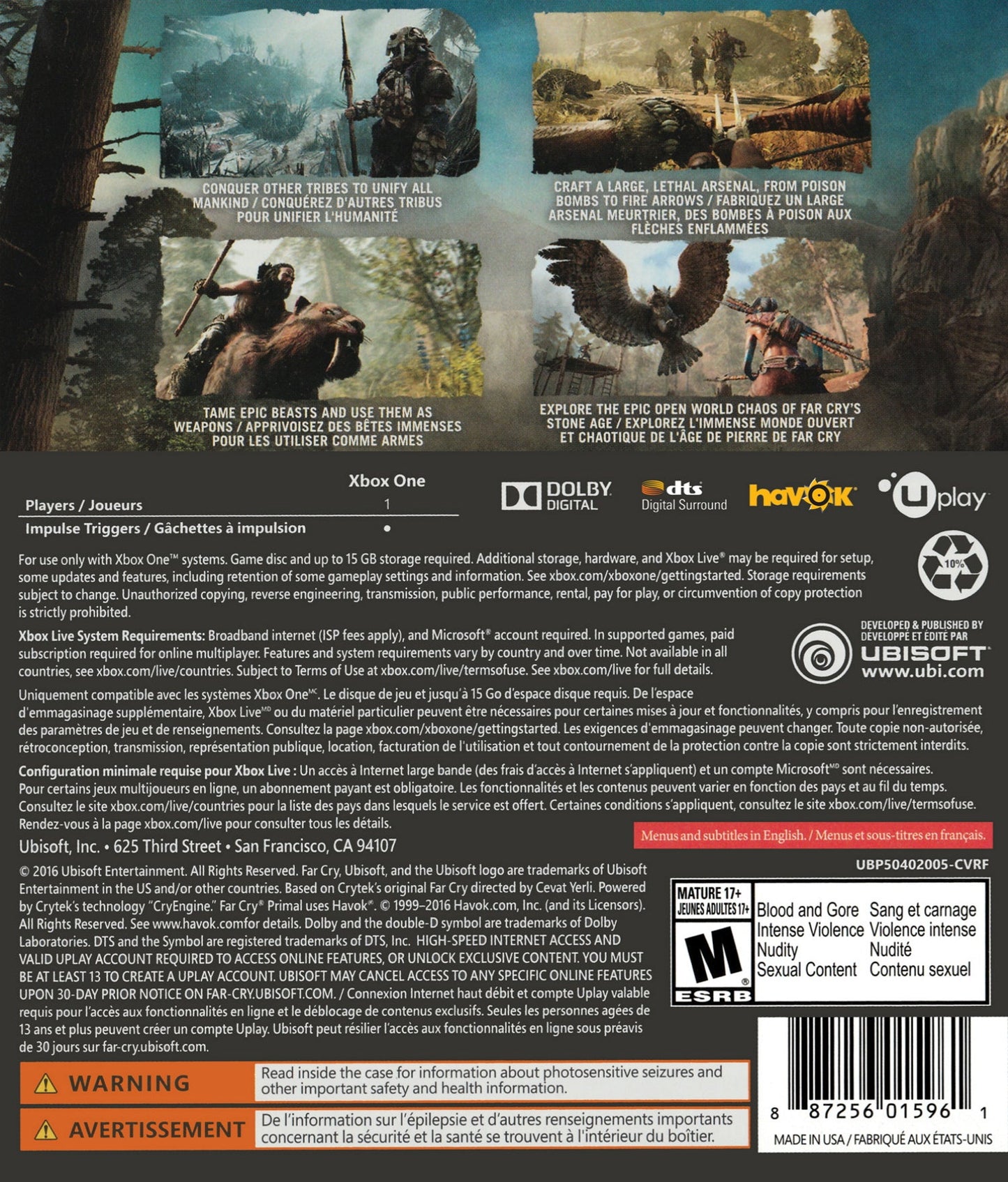 Far Cry Primal Xbox One