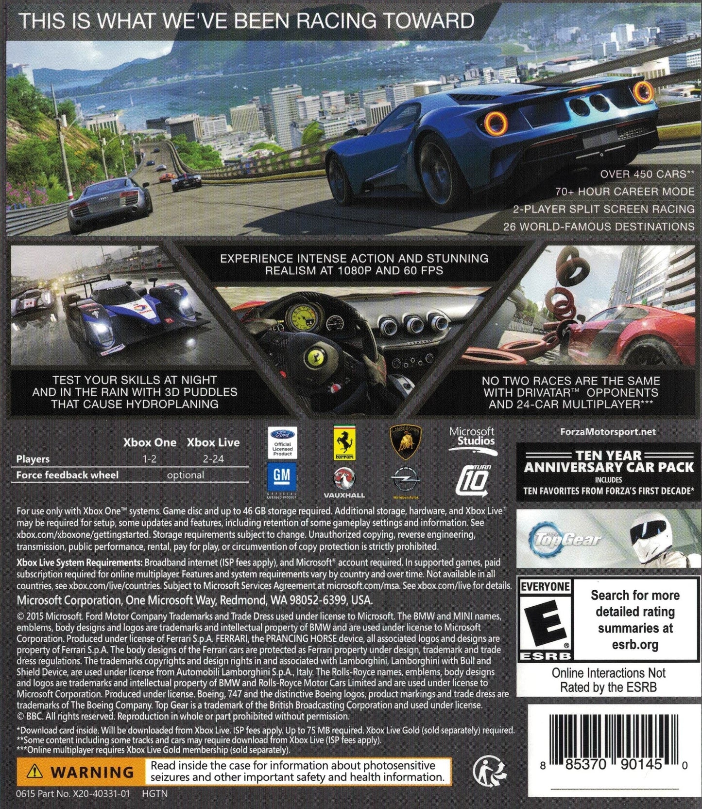 Forza Motorsport 6 Xbox One