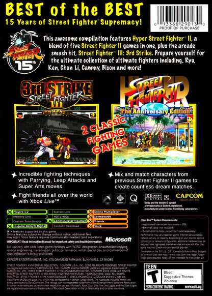Street Fighter Anniversary Collection Xbox