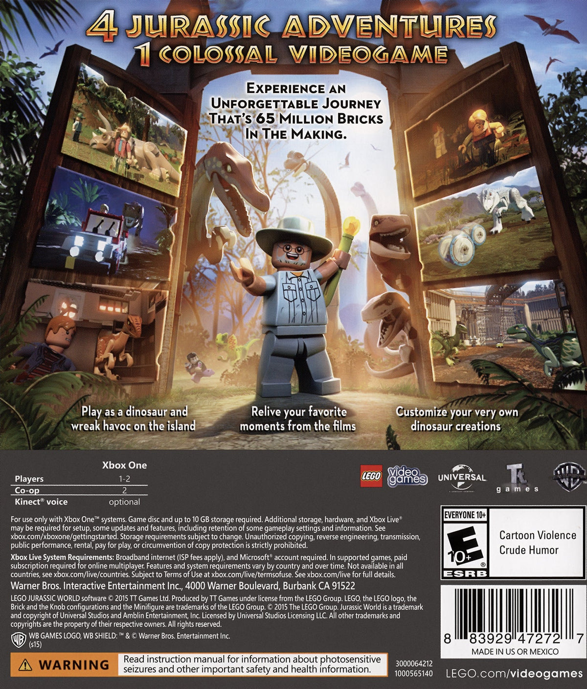 LEGO Jurassic World Xbox One