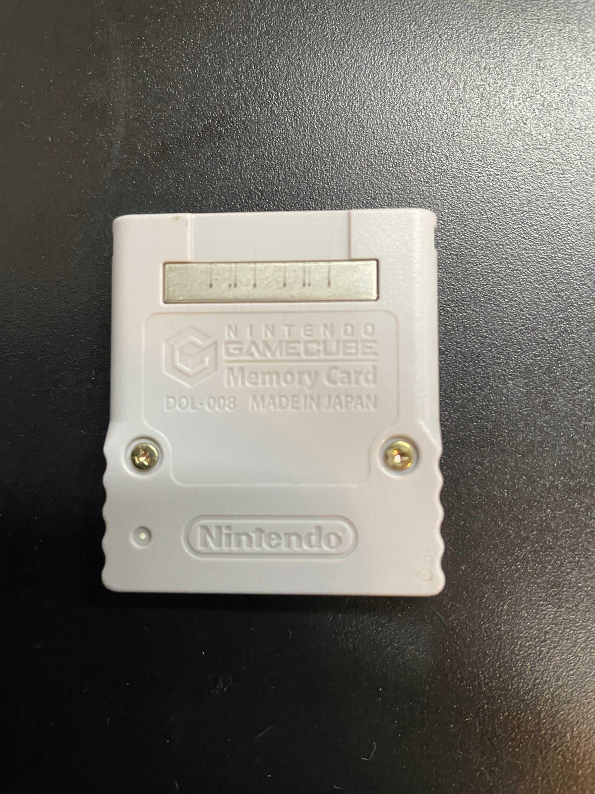 Gray Nintendo GameCube Memory Card 59 Blocks (DOL-008) GameCube
